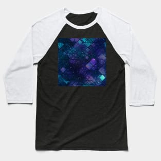 Perpetual Universe - Infinite Space Seamless Pattern Baseball T-Shirt